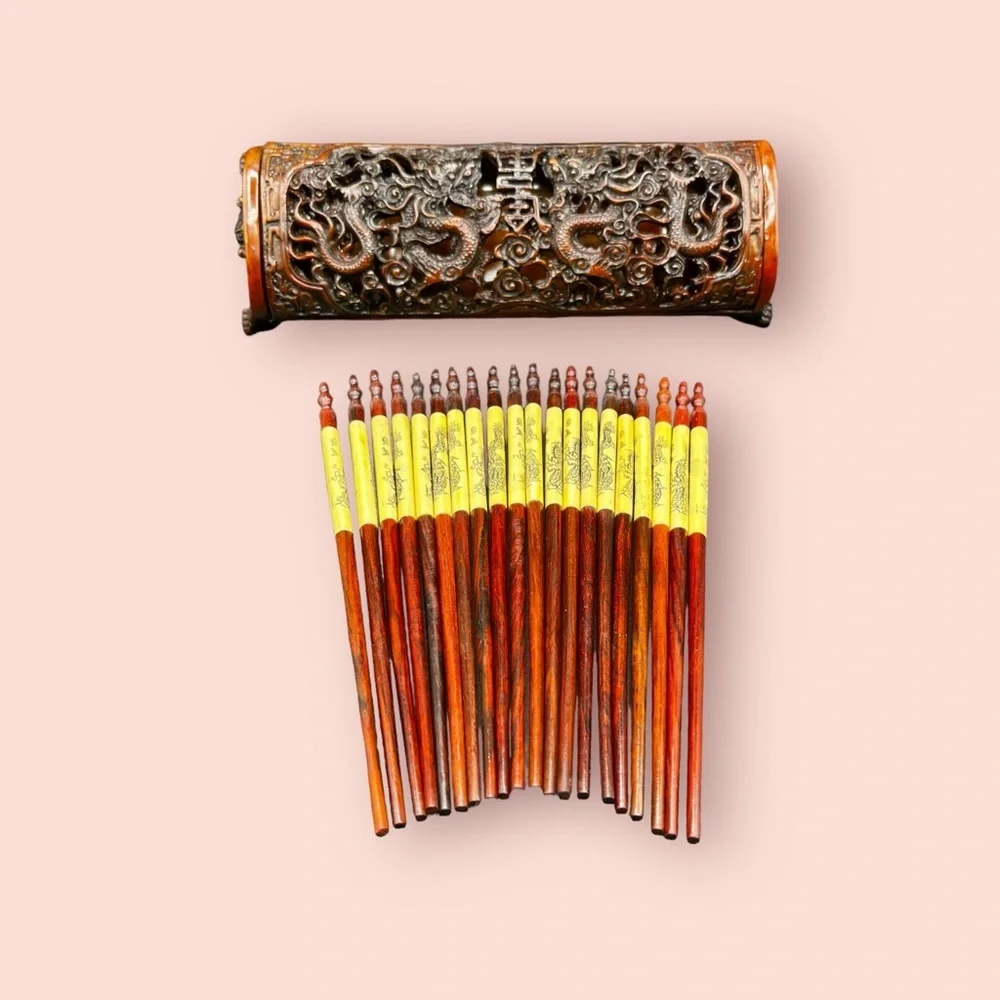 Resin Chopsticks Box with 10 chopsticks set